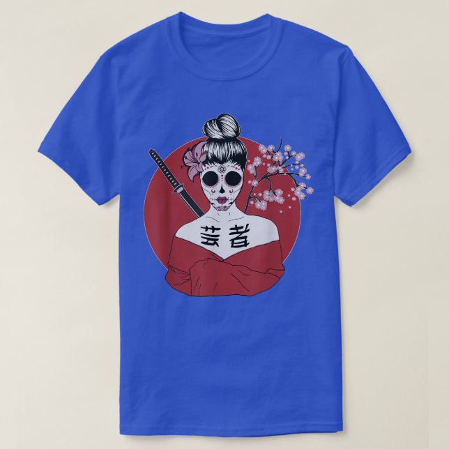 Modern Geisha Japan T Shirt (Design framsida)
