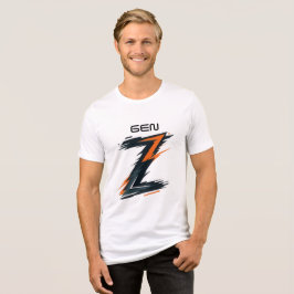 Modern Gen Z-grafisk t-shirt - Djärv Abstrakt Boks