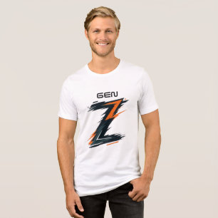 Modern Gen Z-grafisk t-shirt - Djärv Abstrakt Boks