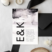 Modern gender Neutral Black Bläck Bröllop