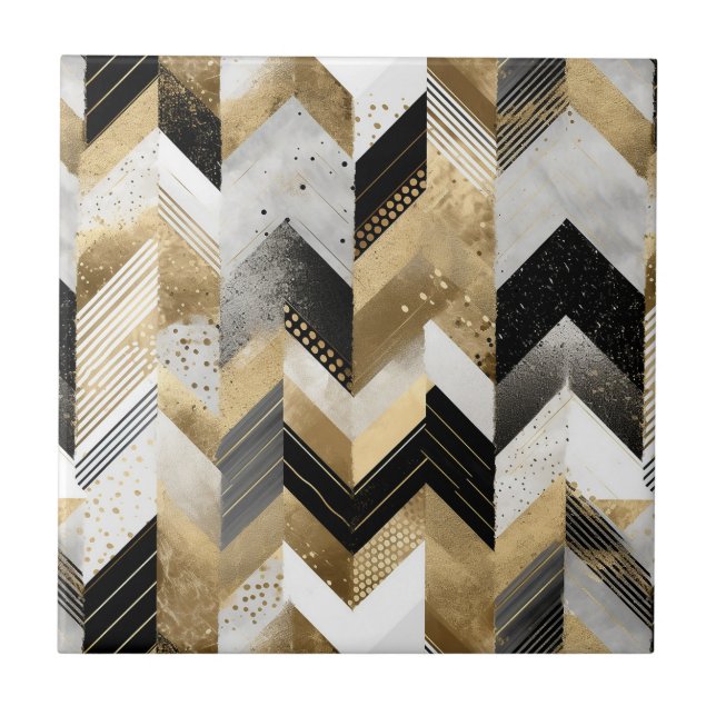 Modern Geometic Mönster Tile Kakelplatta (Framsidan)