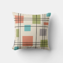 Modern geometri 3 i mitten av århundradet kudde