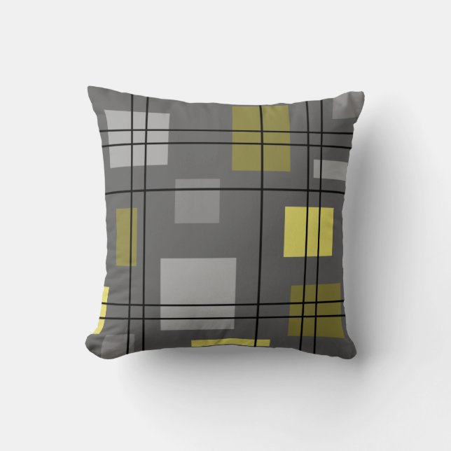 Modern geometri 4 i mitten kudde (Framsida)