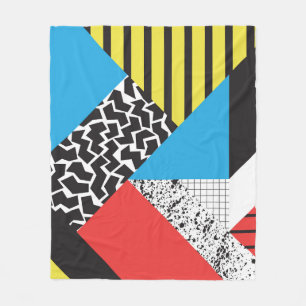 Modern geometri: Abstrakt utan Stil Fleecefilt