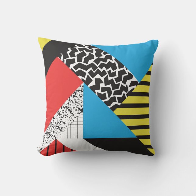 Modern geometri: Abstrakt utan Stil Kudde (Framsida)
