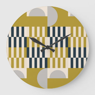 Modern geometri, bakre skandinaviska mönster stor klocka