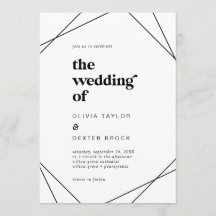 Modern geometri Bröllop i