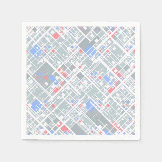 Modern geometri för abstrakt. pappersservett (Framsidan)