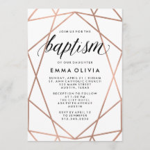 Modern geometri för vit baptism