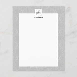 Modern geometri Grått Black Flygblad