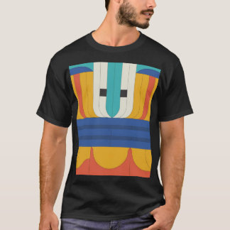 Modern geometri - Utformning av tunna Abstrakter T Shirt