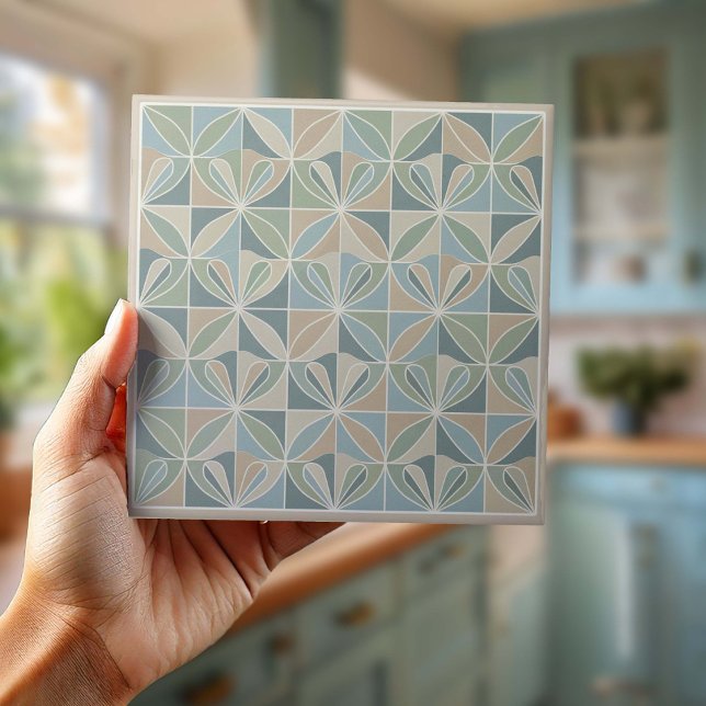 Modern Geometric Abstract Pat#19 ID1192 Kakelplatta (Skapare uppladdad)