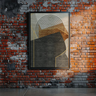 Modern Geometric Art 2 Poster