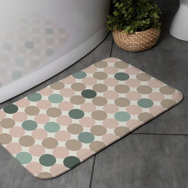 Modern Geometric Bath Mat for Everyday Bathrooms Badrumsmatta (Skapare uppladdad)