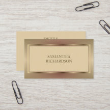 Modern Geometric Beige och Guld Professionell
