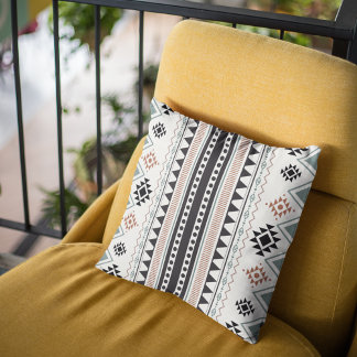 Modern Geometric Boho Tribal Decor Kudde