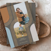 Modern Geometric Concentric Golden Arches 2 Photo