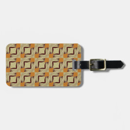 Modern Geometric Design Luggage Tag Bagagebricka