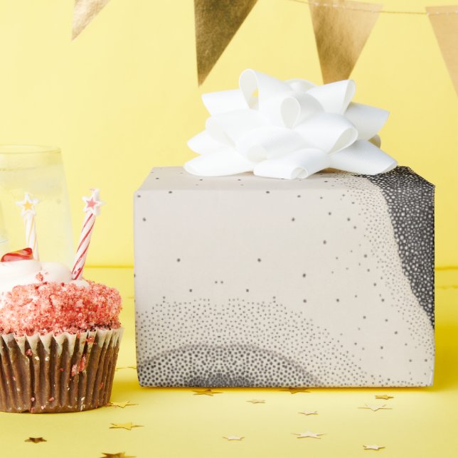 Modern Geometric Earth Tone Wrapping Papper Presentpapper (Födelsedagsfest)