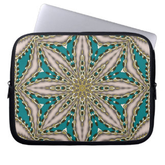 Modern Geometric Flower anpassningsbar Laptop Fodral