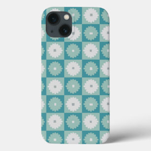 Modern Geometric Flower iPad Mini-väska i mitten a