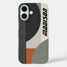 Modern Geometric Fodral Art i mitten av århundrade