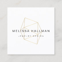 Modern Geometric Gemstone