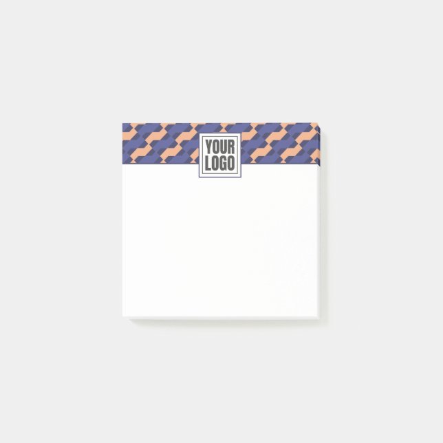 Modern Geometric Interlocking Pattern  Post-it Block (Framsida)