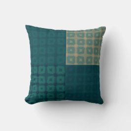 Modern Geometric Kaleidoscope Pattern in Earthy To Kudde
