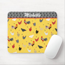 Modern Geometric Memphis stil Chicken Farm Musmatta