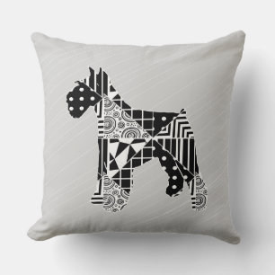 Modern Geometric Miniature Schnauzer Kudde