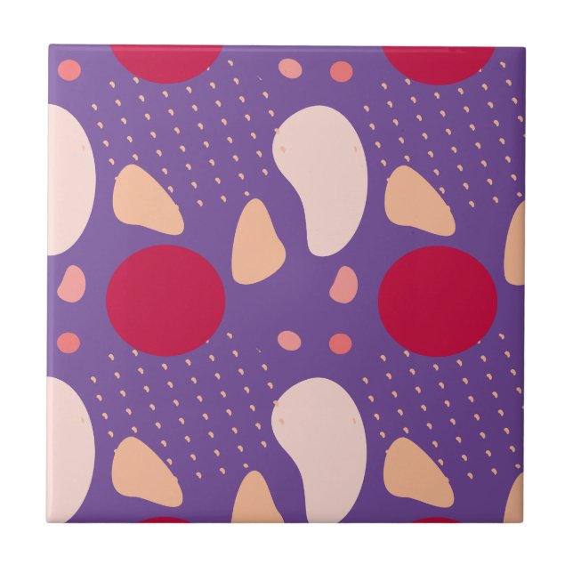 Modern Geometric Mönster Kakelplatta (Framsidan)