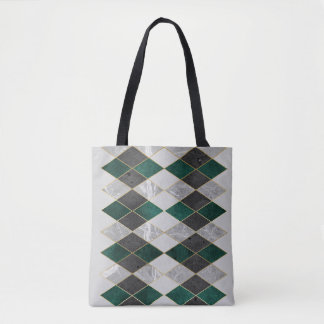 Modern Geometric Mönster Tote Bag Tygkasse