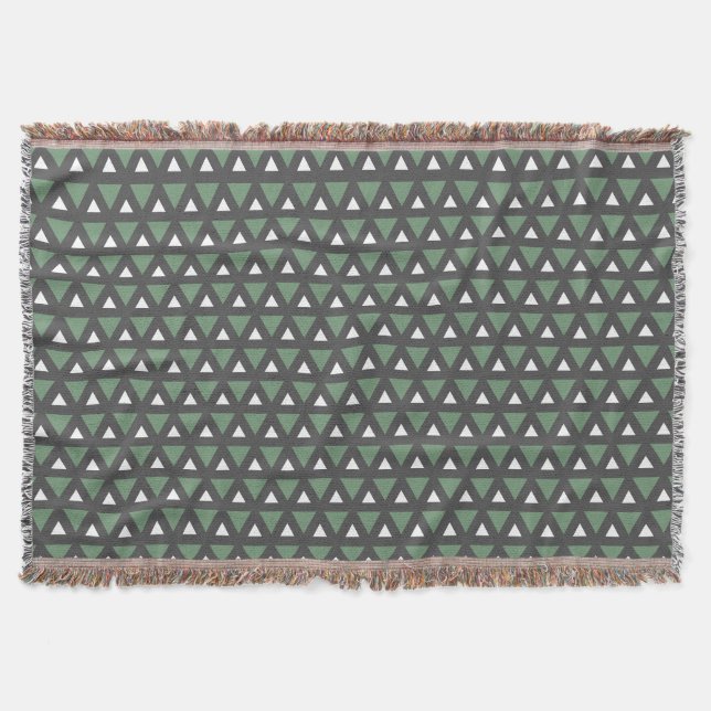  Modern Geometric pattern throw blanket  Filt (Framsidan)