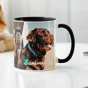 Modern Geometric Ram Pet Tass Tre foton Mugg