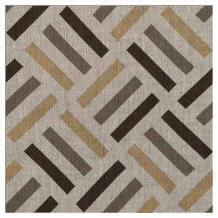 Modern Geometric Seamless Mönster Earth Tones Tyg