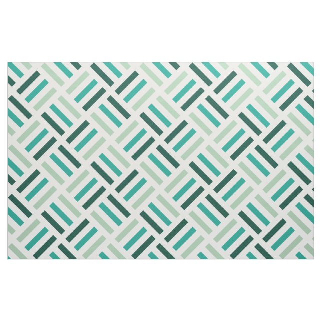 Modern Geometric Seamless Mönster Grönt Tones Tyg (Fat Quarter)