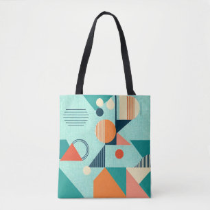 Modern Geometric Shopper Tote Tygkasse