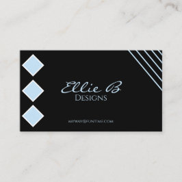 Modern Geometric Sleek Minimalist Visitkort