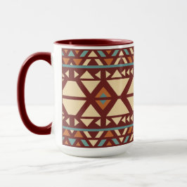 Modern Geometric Southwest Stil Mugg