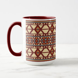 Modern Geometric Southwest Stil Mugg