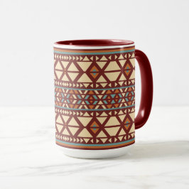 Modern Geometric Southwest Stil Mugg