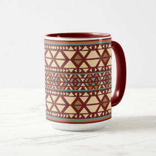 Modern Geometric Southwest Stil Mugg