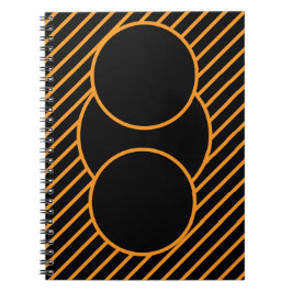 Modern Geometric Spiral bärbar dator Anteckningsbok