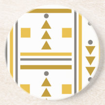 Modern Geometric Stil Stone Underlägg