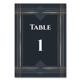 Modern Geometric Table Number –Wedding & Event Bordsnummer