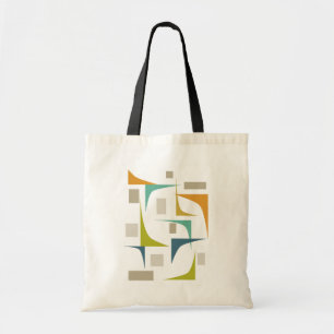 Modern Geometric Tote Bag för färgat mittårskort Tygkasse
