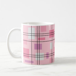 Modern geometrisk 13 i mitten av århundradet kaffemugg