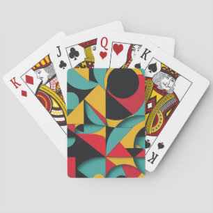 Modern geometrisk Abstrakt Art Casinokort