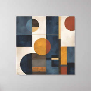 Modern Geometrisk Abstrakt Canvas - Ins i mitten a